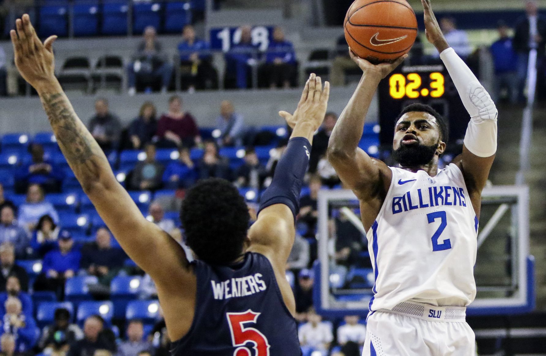 St. Louis University Battles Duquesne University on Senior Night